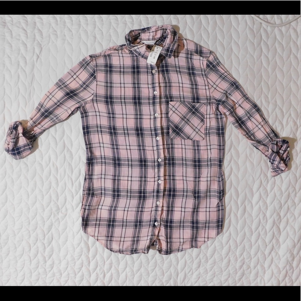 Button Down Plaid Shirt